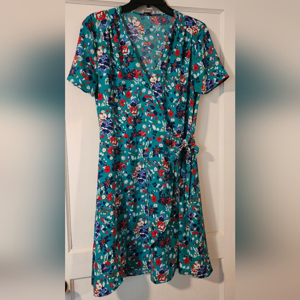 J. Crew Floral Wrap Dress